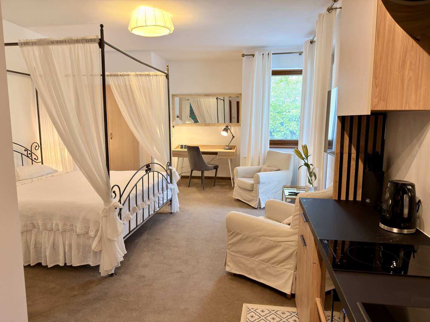Apartament z kuchnią